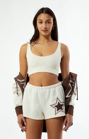 Starred Sweat Shorts