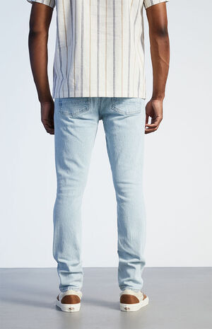 Light Wash Skinny Comfort Stretch Jeans image number 5