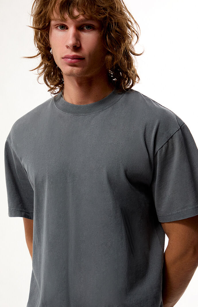 Pacsun Vintage Blue Premium Cropped T-Shirt