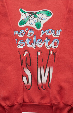 '90s Here's Your Mistletoe Crew Neck Sweatshirt image number 3