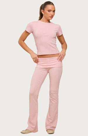 Ivanne Foldover Flared Pants image number 5