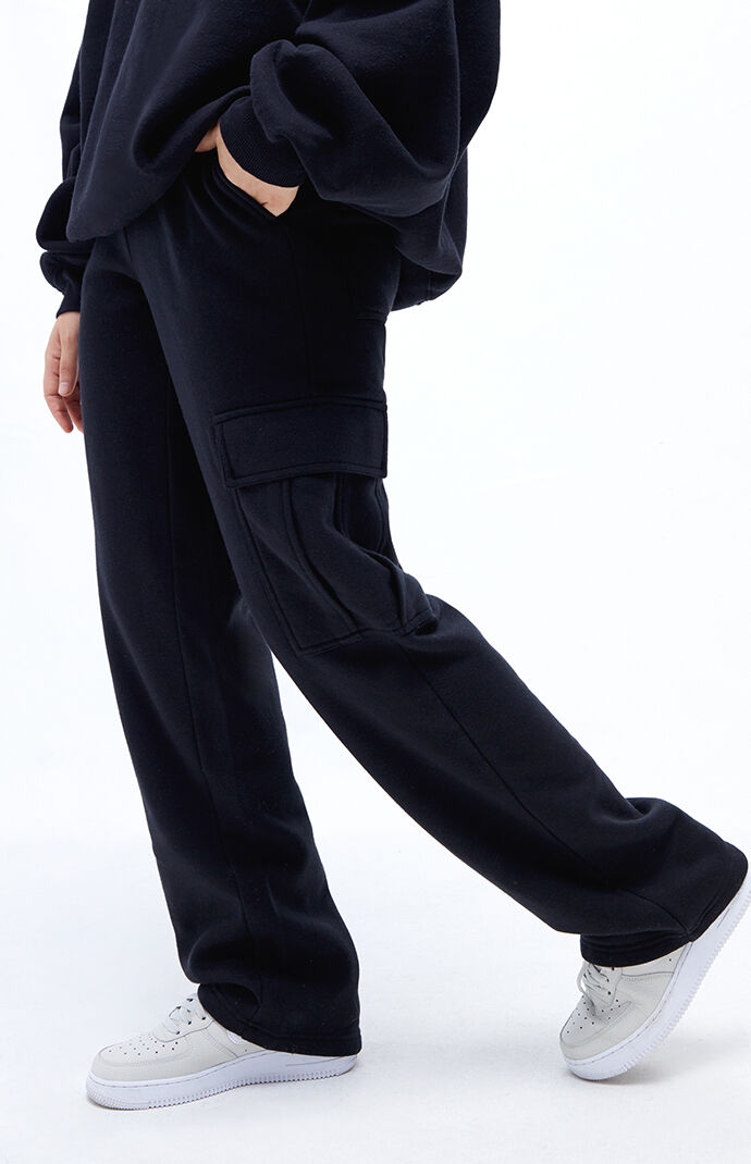 Black store sweatpants pacsun