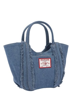 Atlas Frayed Medium Tote Bag image number 3