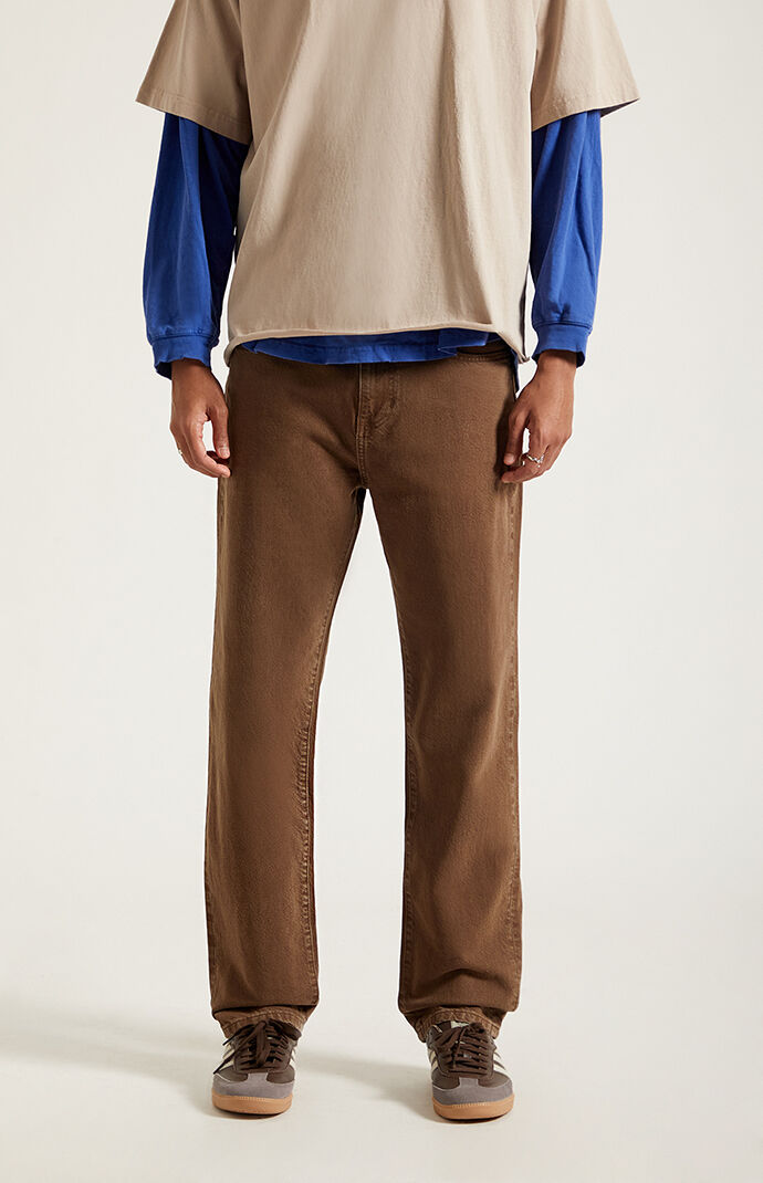 Pacsun Cade Straight Jeans Brown