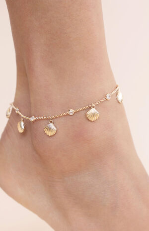 Scallop Shell Anklet image number 5