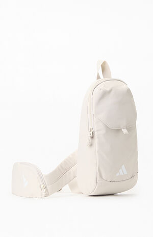 Beige Essentials 3 Sling Crossbody Bag image number 3