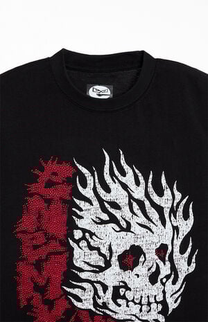 Skull Rhinestone T-Shirt image number 2