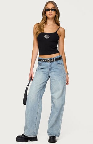 Rhinestone Magic 8 Tank Top image number 2