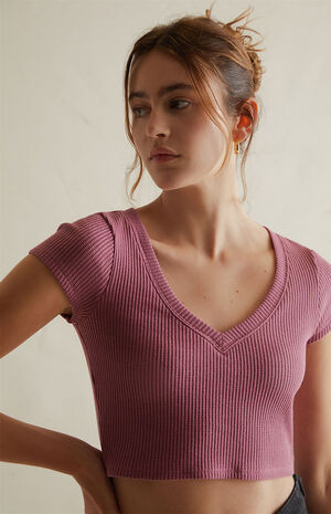 Waffle Knit T-Shirt image number 1