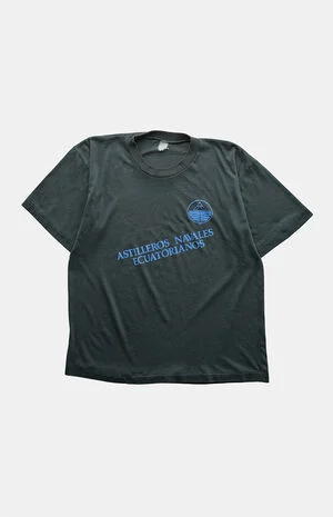 '80s Astilleros Navales Graphic T-Shirt image number 1