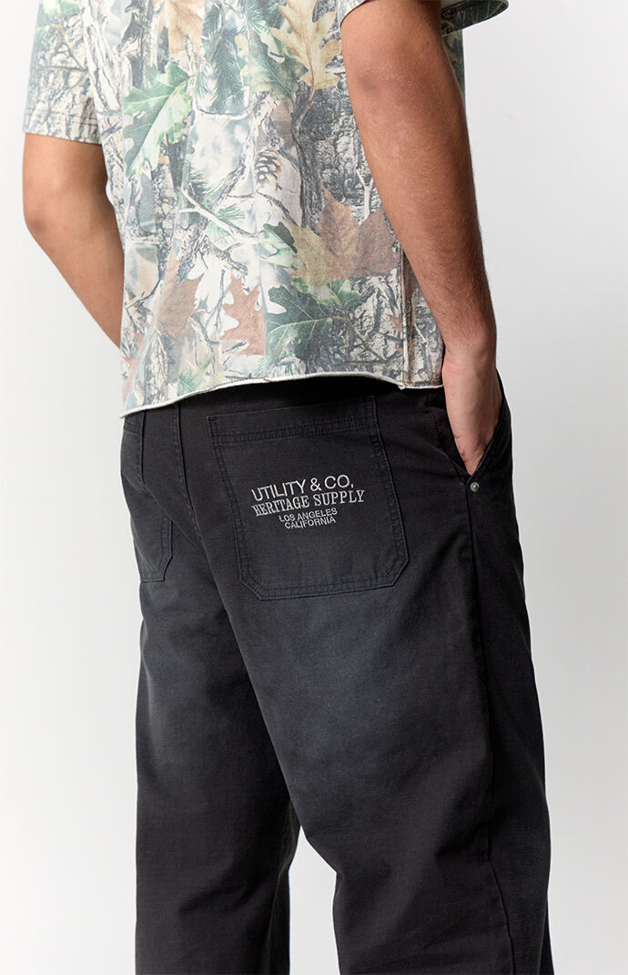 Pacsun Blake Extreme Baggy Pants Carpenter Black | Pacsun