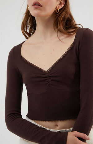 Lacey Day Sweater Top image number 2