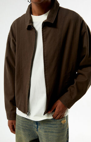 Brown Double Seams Gas Jacket image number 2