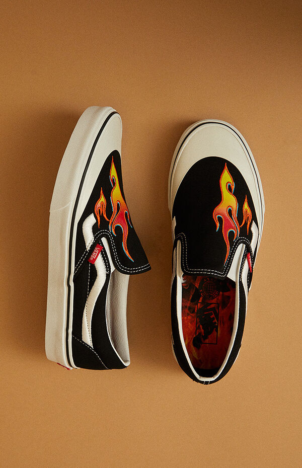 Vans Logo flame size 10 mens new inbox - slip on Vans | Shoes | Vans Logo Flame Size Mens New Inbox Slip On  main image 3