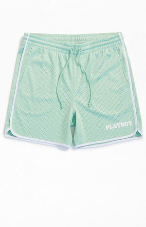By PacSun Mesh Scalloped Basketball Shorts image number 1