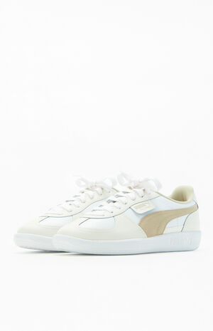 Women's White Palermo Leather Sneakers image number 2