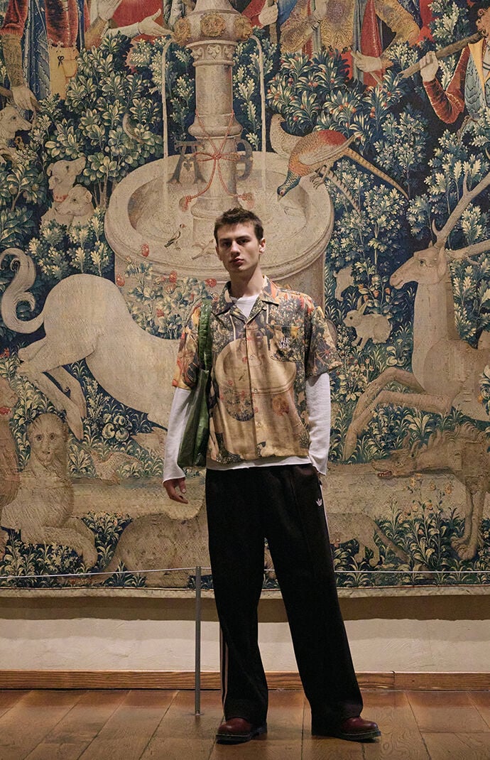 The Met x Pacsun French Tapestries Camp Shirt