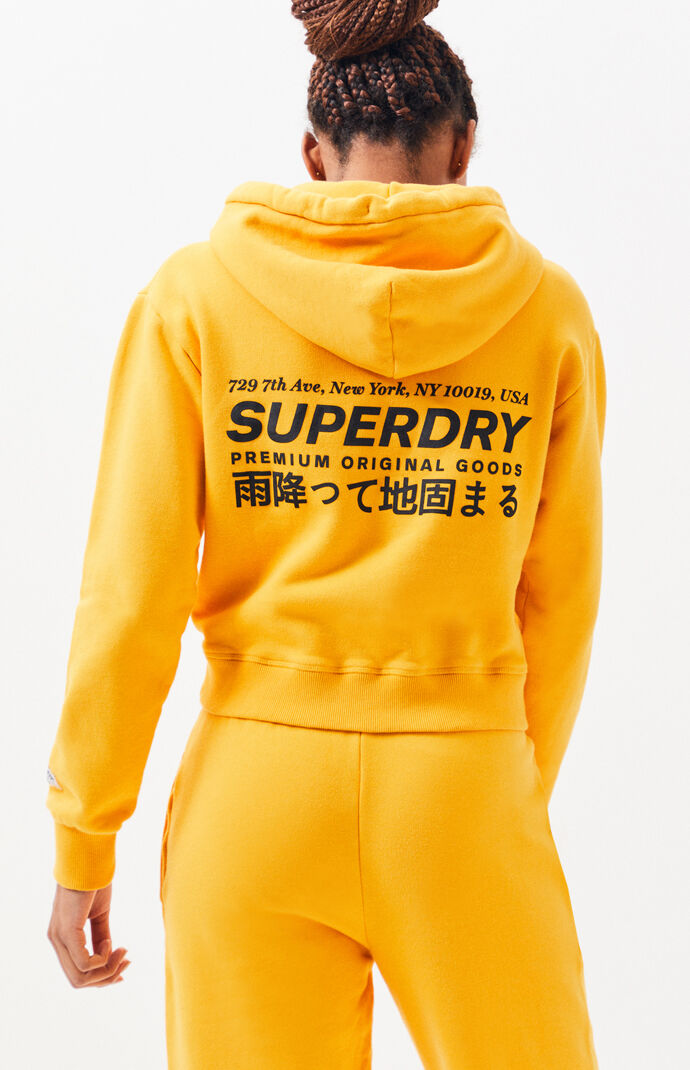superdry cropped hoodie