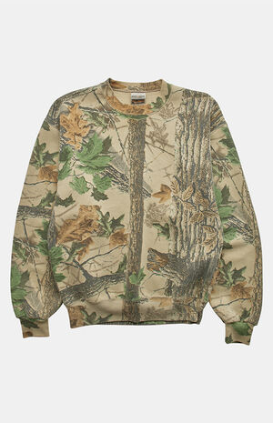 2000s Camo Crew Neck Sweatshirt image number 1