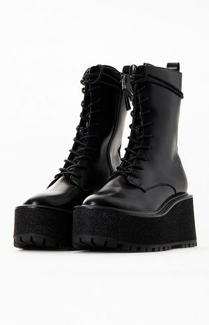 Women's Slater Platform Combat Boots image number 2