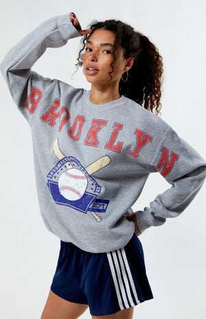 Brooklyn Baseball Athletic Crew Neck Sweatshirt