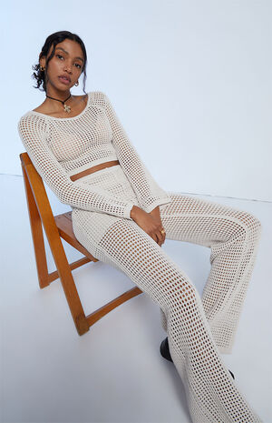 Ava Crochet Sweater image number 1