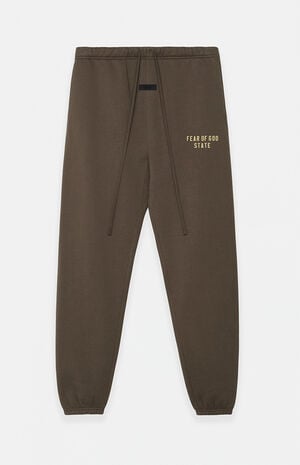 Brown Heavy Fleece Sweatpants image number 1