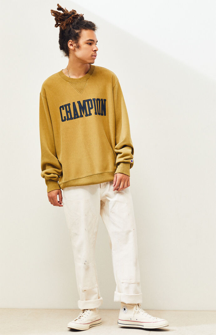 Champion vintage wash oversized hoodie sweatshirt clearance