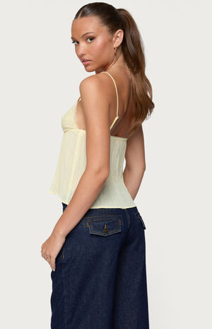 Rhian Lacey Pleated Babydoll Top image number 3