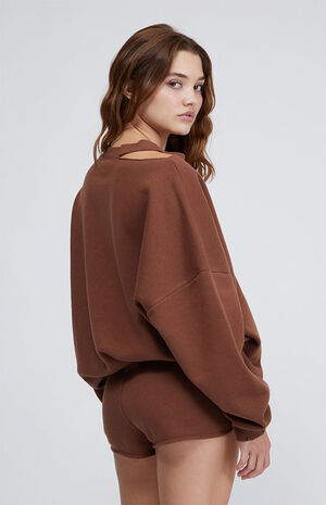 San Diego Distressed Crew Neck Sweatshirt image number 4