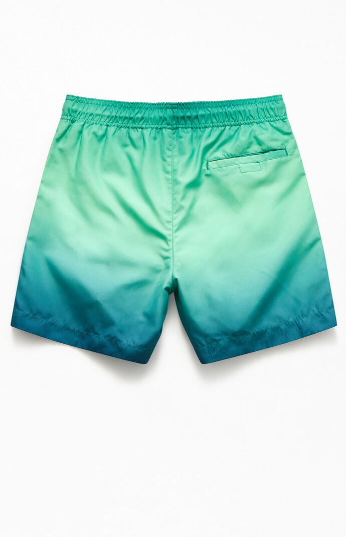 By PacSun Gradient Wax 15" Swim Trunks