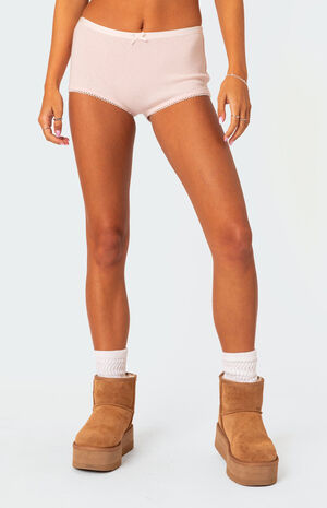 Mariana Pointelle Micro Shorts image number 3