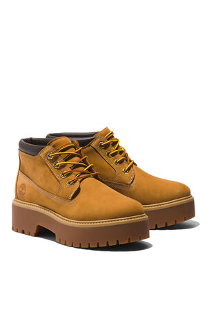 Women's Wheat Stone Street Mid Lace-Up Waterproof Boots image number 4