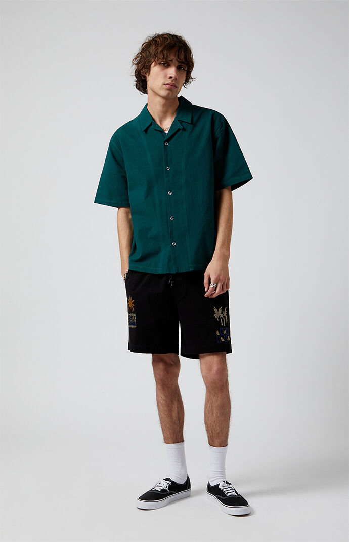 Pacsun Reed Printed Volley Shorts