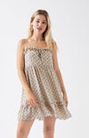 Ruffle Keyhole Babydoll Dress Ruffle Keyhole Babydoll Dress image number null