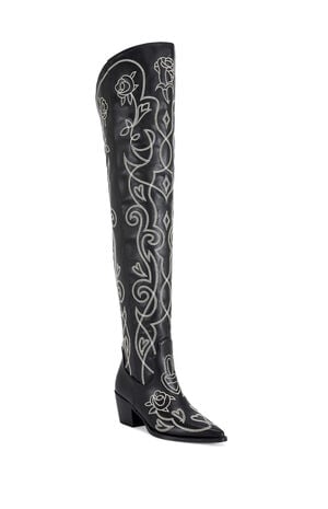 Women's Kess Over The Knee Western Boots image number 2