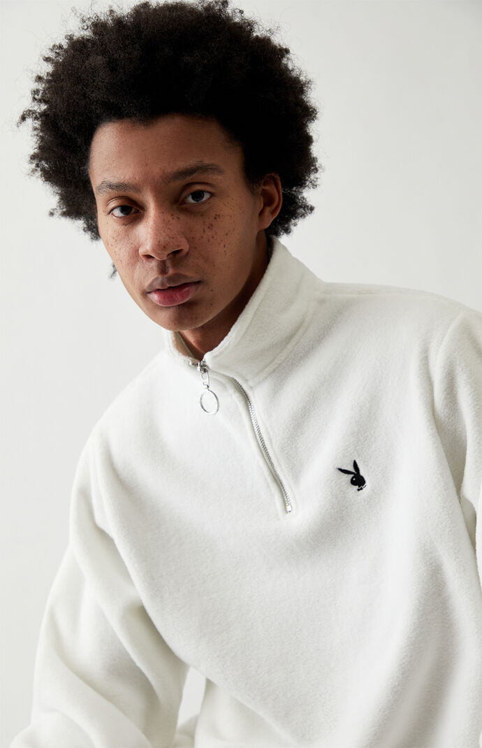 By PacSun Half Zip Mock Neck Sweater