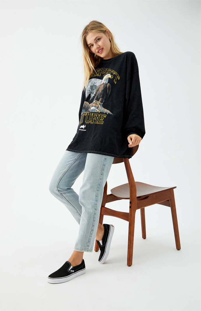 Respect Nature Eagles Long Sleeve T-Shirt