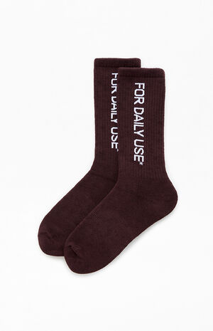 For Daily Use Crew Socks image number 1