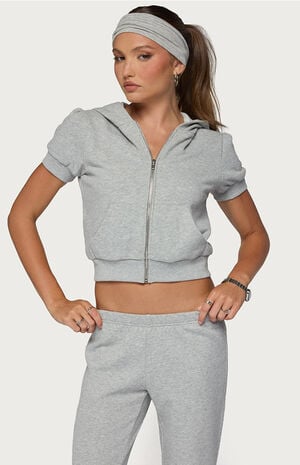 Rachel Short Sleeve Hooded Top image number 1