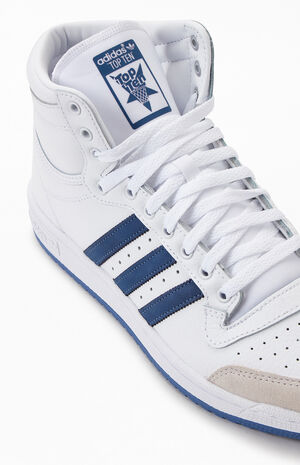 White & Blue Top Ten Shoes image number 6