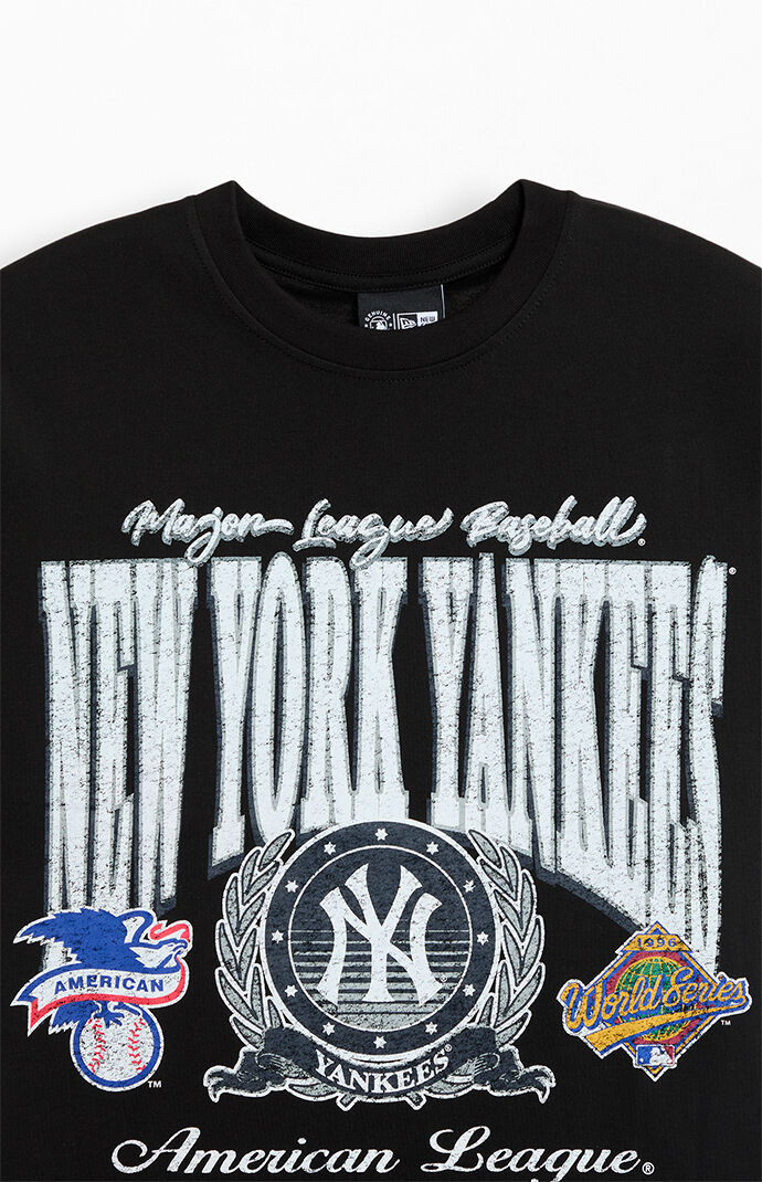 【関税送料込み】NEW ERA New York Yankees Border T-Shirt New York Yankees New Era Black Camo Logo Short Sleeve T