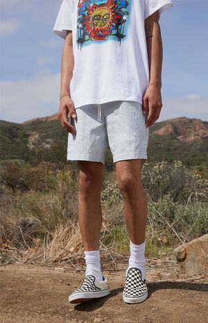 Collegiate Solid Swim Trunks image number 2