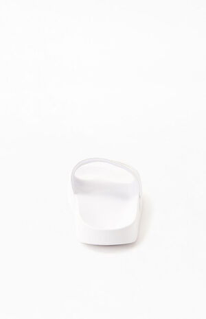 Women's White Adilette Lite Slide Sandals image number 3