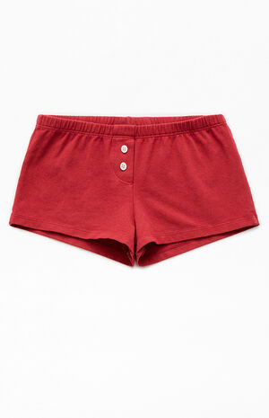 Red Brief Boyshorts image number 1