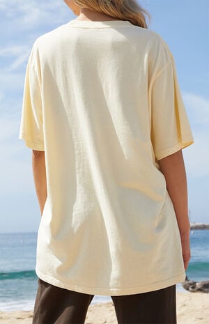 Yellow Presley Oversized T-Shirt image number 4