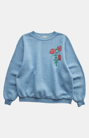 '80s Roses Crew Neck Sweatshirt image number 1