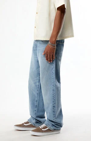 Logan Relaxed Straight Jeans Light Blue image number 3