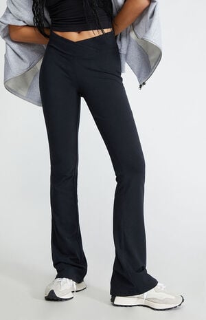 Surplice V Waist Flare Yoga Pants image number 2
