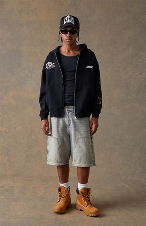 x Pacsun United States Grand Prix 2025 Austin Texas Zip Up Hoodie image number 5